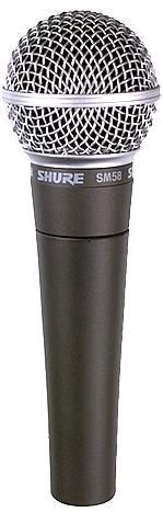 מיקרופון דינמי SHURE SM58